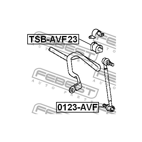 48815-05110 Toyota тампон стабилизираща щанга Ф23