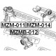 GJ6G-39-070B Mazda тампон двигател ляв само втулка