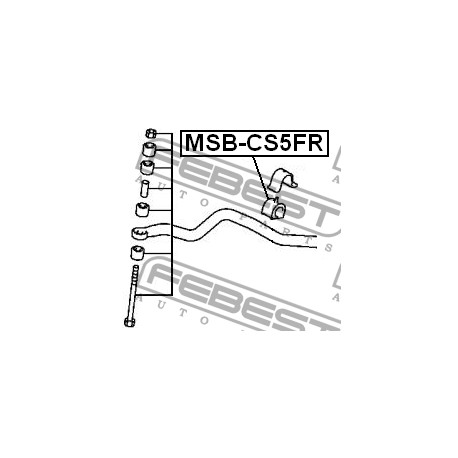 MR491192 Mitsubishi тампон стабилизираща щанга