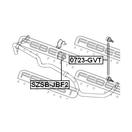 42412-65J00 Suzuki тампон стабилизираща щанга Ф26