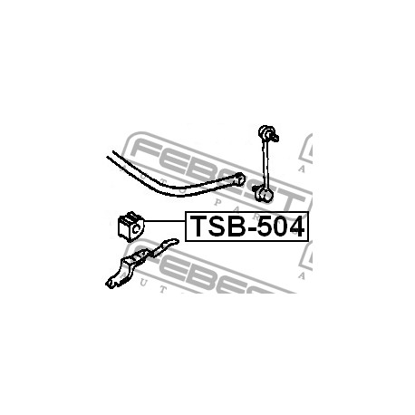 48818-05041 Toyota тампон стабилизираща щанга Ф16