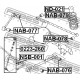 55135-0W000 Nissan тампон напречен носач