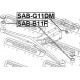 41322-FE000 Subaru тампон заден диференциал