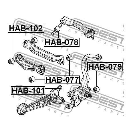 52622-SM4-003 Honda тампон амортисьор