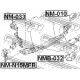 11350-50Y00 Nissan тампон двигател преден