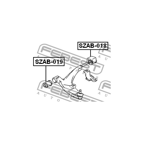 45540-60B02 Suzuki тампон носач