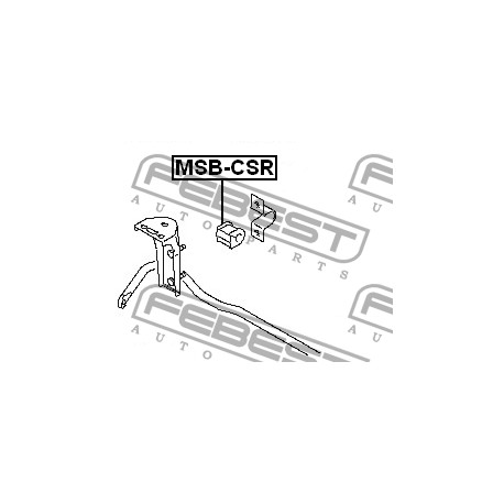 MR589637 Mitsubishi тампон стабилизираща щанга