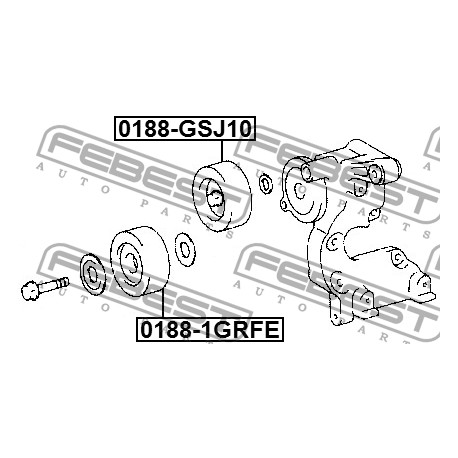 16603-31040 Lexus Toyota ролка паразитна