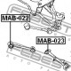 MR223570 Mitsubishi тампон носач