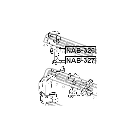 54591-23U01 Nissan тампон носач