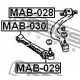 MR296295 Mitsubishi тампон носач