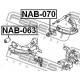 54560-01G00 Nissan тампон носач