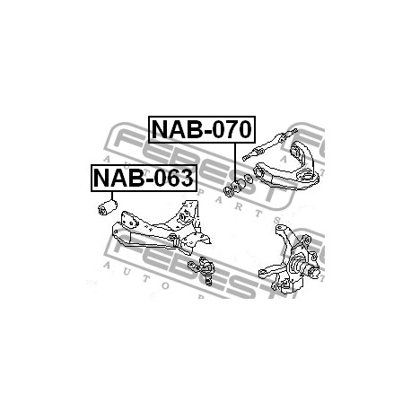 54560-01G00 Nissan тампон носач