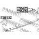 90385-T0010 Toyota втулка ресор