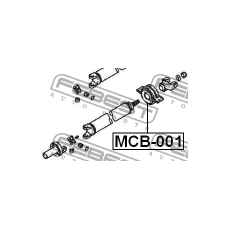 MR223119 Mitsubishi опора карданен вал