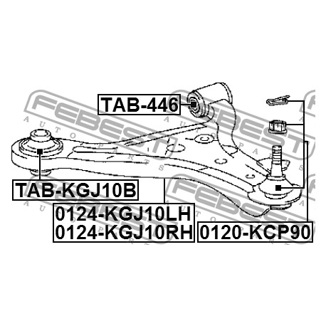 48068-79015 Toyota тампон носач