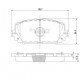 04465-52270 Toyota Yaris предни накладки