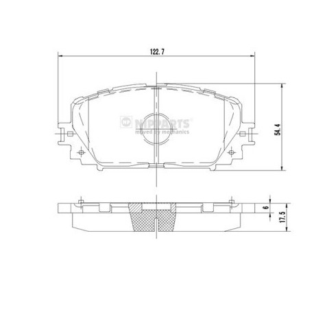 04465-52270 Toyota Yaris предни накладки