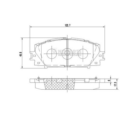 04465-52180 Toyota Yaris предни накладки