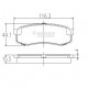 04466-60010 J3612010 Toyota задни накладки