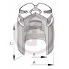 D02578 Ford Nissan бутало спирачен апарат