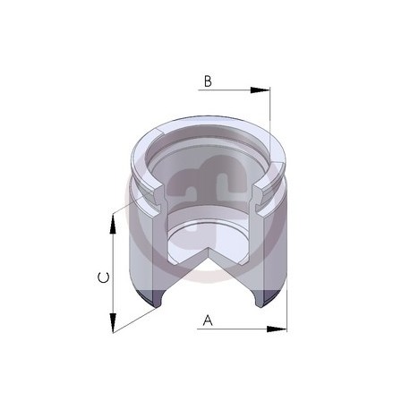 D02562 Opel бутало спирачен апарат