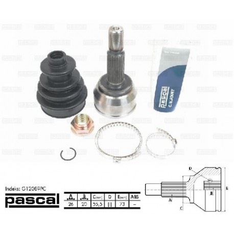 43420-0D170 Toyota каре комплект полуоска