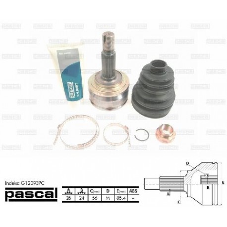 43410-0D180 Toyota каре комплект полуоска
