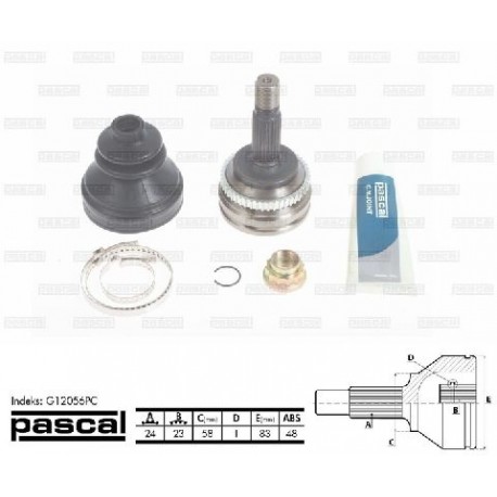43460-59045 Toyota каре комплект полуоска