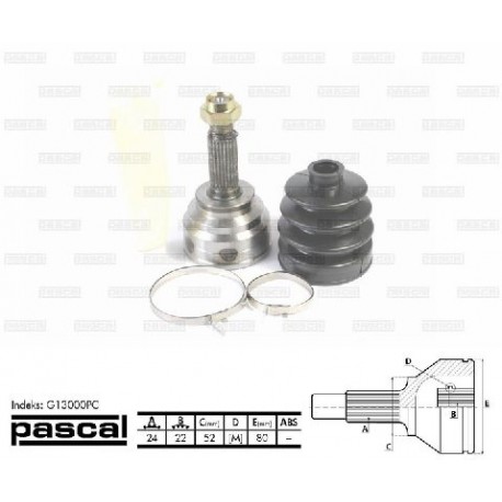 F005-25-400A Mazda каре комплект полуоска