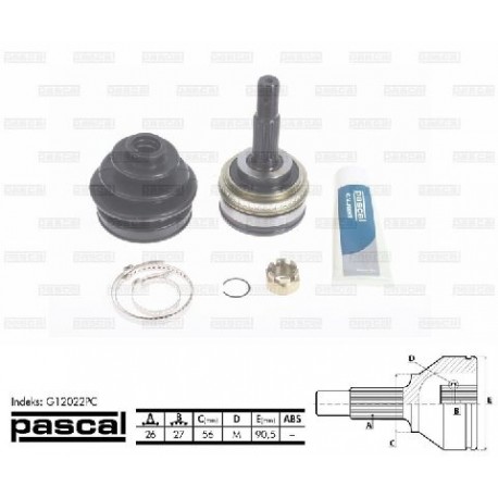 G12022PC Toyota каре комплект полуоска