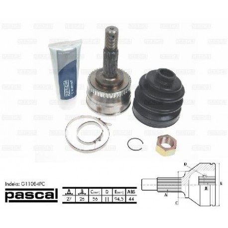 G11084PC Nissan каре комплект полуоска