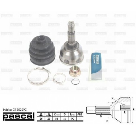 G034-22-510 Mazda каре комплект полуоска