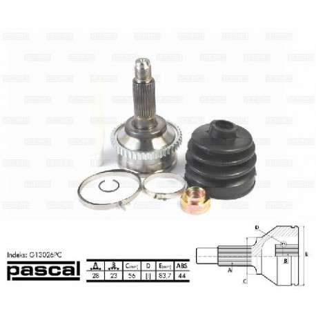 G13026PC Mazda каре комплект полуоска