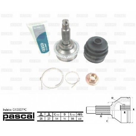 GR05-25-50XE Mazda каре комплект полуоска