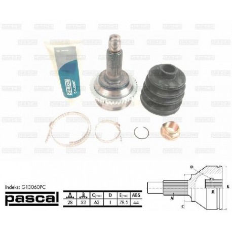 GD40-22-510A Mazda каре комплект полуоска