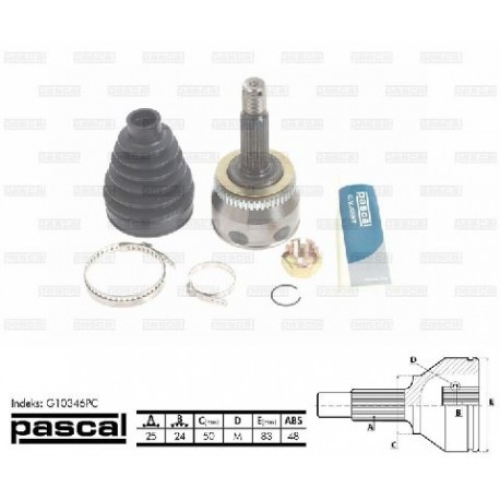 495911G510 Kia каре комплект полуоска