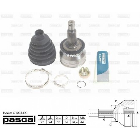 G10354PC Kia каре комплект полуоска