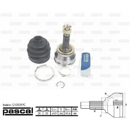 49500-17510 Hyundai каре комплект полуоска