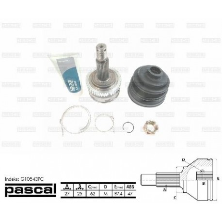 49500-3K060 Hyundai каре комплект полуоска 