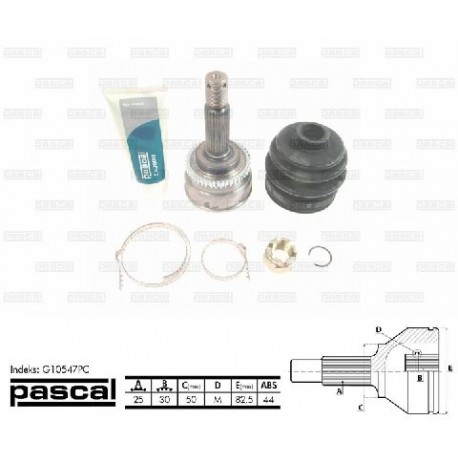 49500-17050 Hyundai каре комплект полуоска 