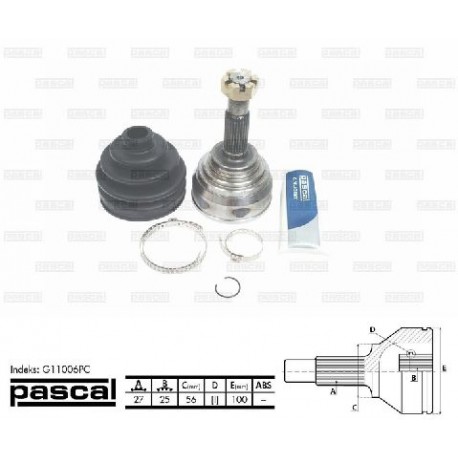 39100-10E02 Nissan каре комплект полуоска
