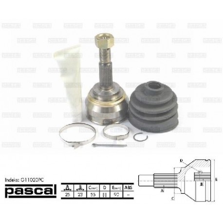 39100-62Y05 Nissan каре комплект полуоска