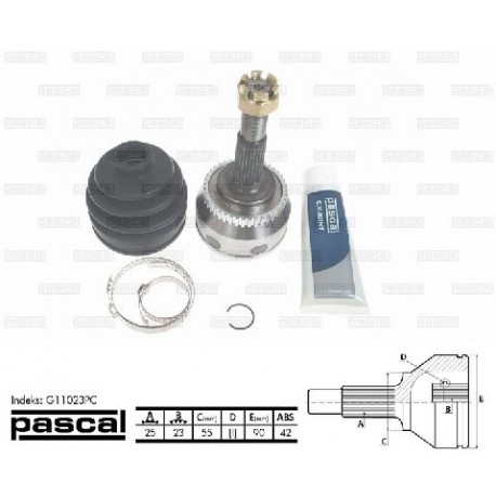 39100-62Y05 Nissan каре комплект полуоска