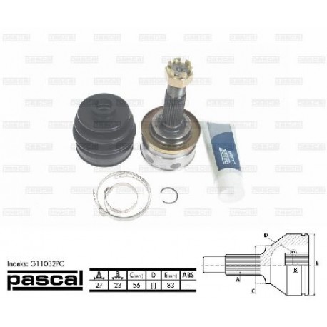 39211-32R00 Nissan каре комплект полуоска