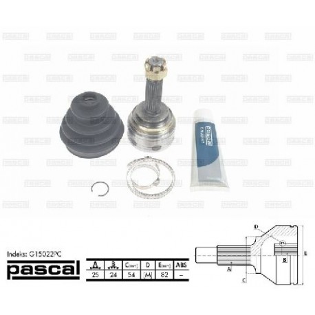 G15022PC Mitsubishi каре комплект полуоска