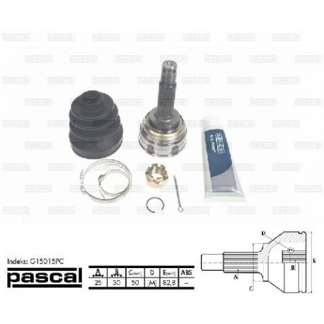 MB526553 Mitsubishi каре комплект полуоска