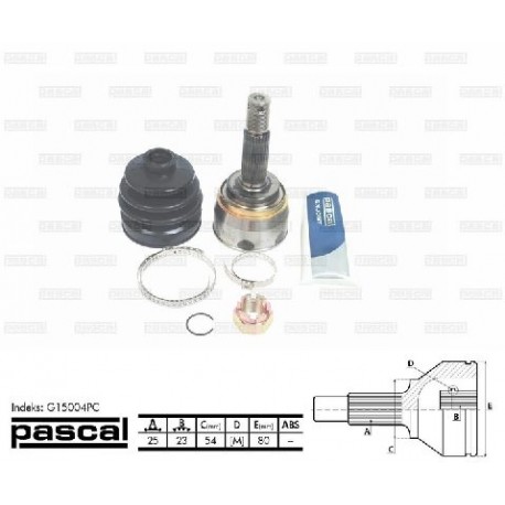MB526908 Mitsubishi каре комплект полуоска