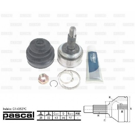 44014-SEA-E50 Honda каре комплект полуоска