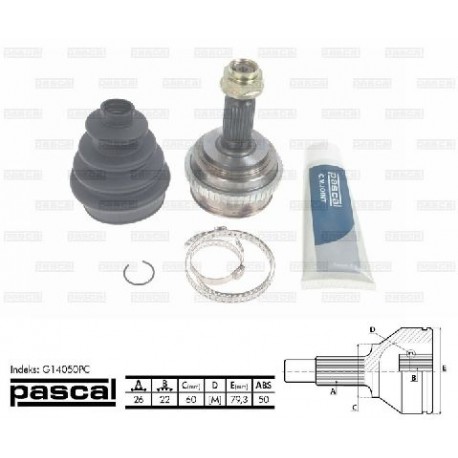 44014-S6D-E01 Honda каре комплект полуоска